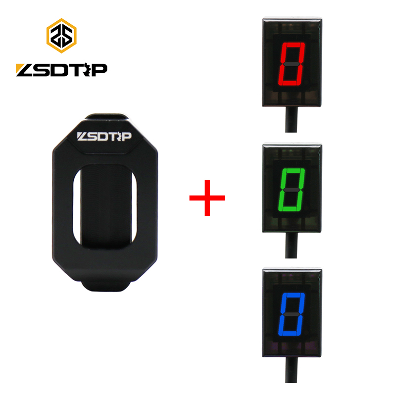 Motorcycle Gear Ratio - ZSDTRP 6-speed universele motorfiets digitale versnellingsindicator