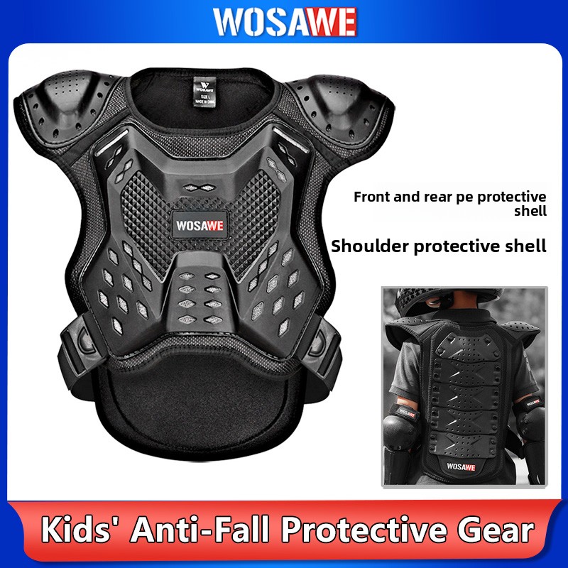 Motorcycle Gear Vest - WOSAWE Motorfiets Body Armor Vest Borst