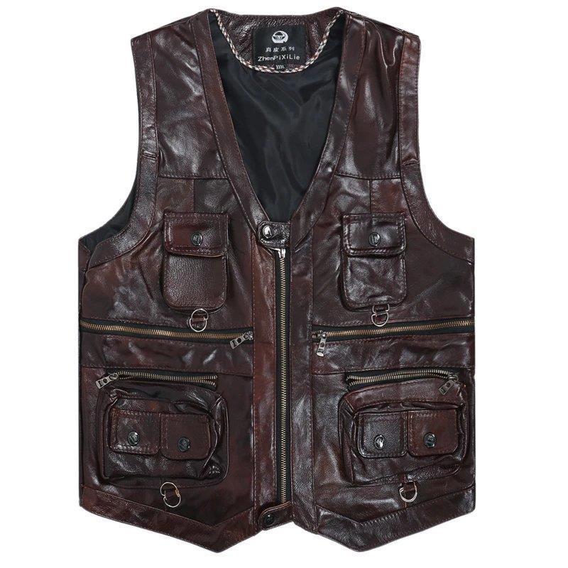 2023 Koeienhuid Echt Leren Ves - Motorcycle Gear Vest recensie en prijs