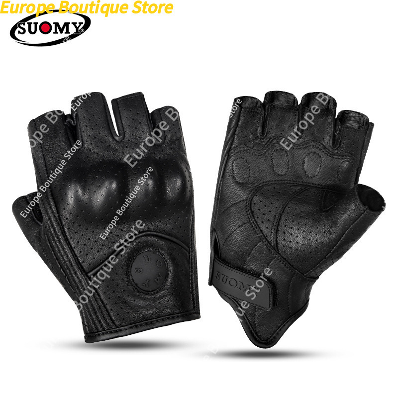 Retro motorhandschoenen met ha - Motorcycle Gear For Woman recensie en prijs