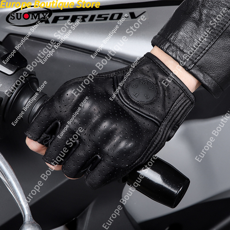 Retro motorhandschoenen met ha - Motorcycle Gear For Woman recensie en prijs