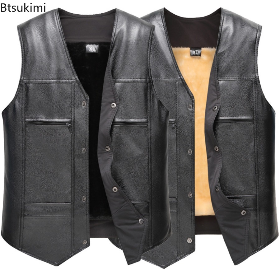 Herfst Winter Nieuwe Heren Ler - Motorcycle Gear Vest recensie en prijs